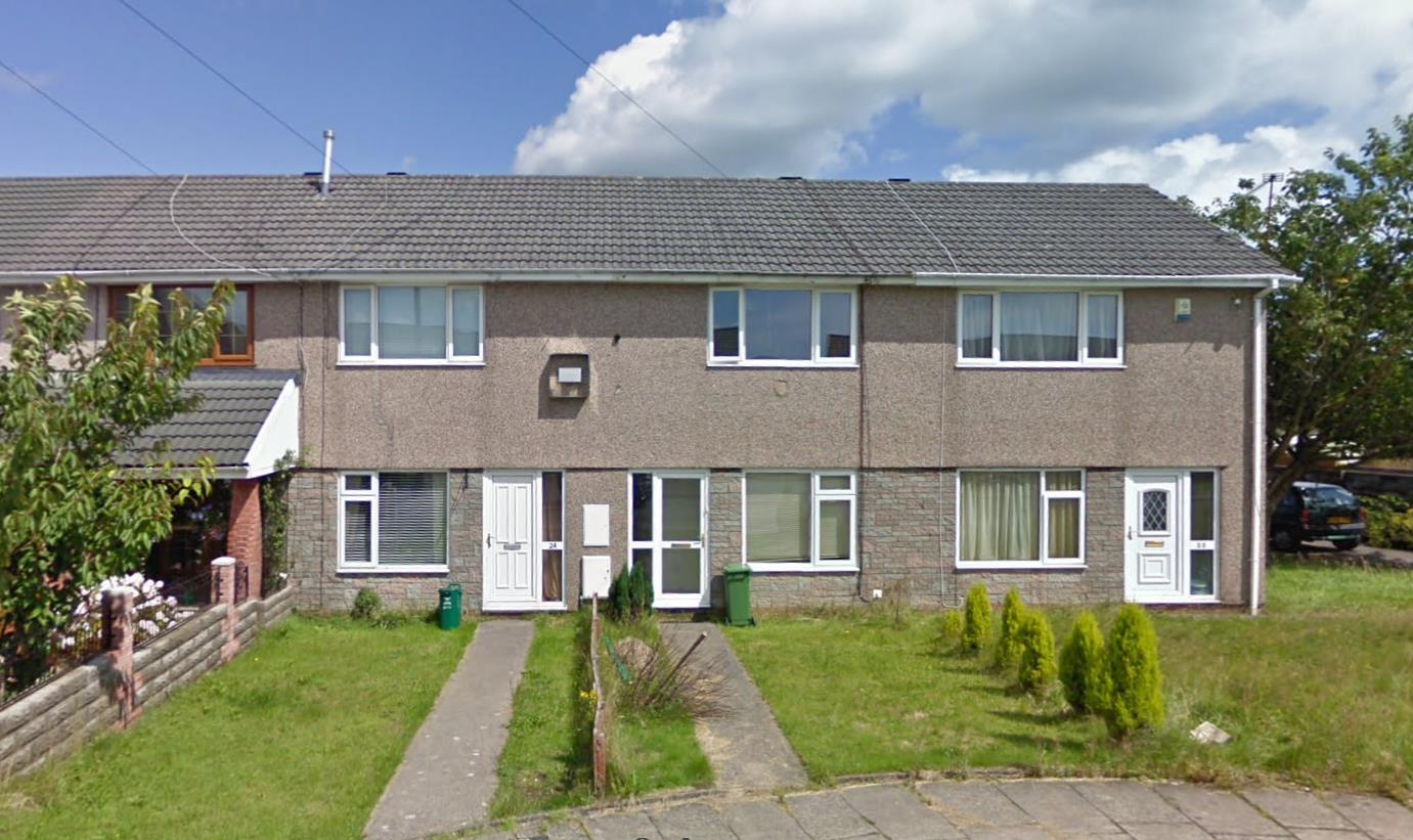 Beddau, Pontypridd 2 Bed Terraced House, Milton Close, CF38 To Rent