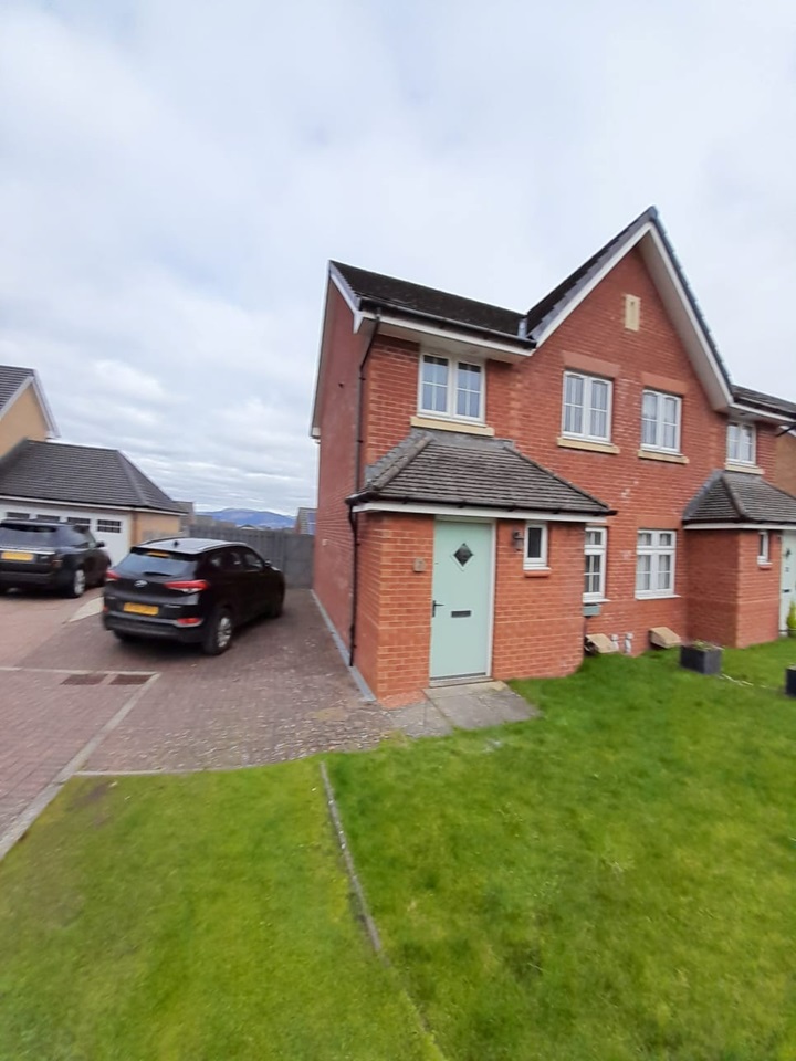 Inverkip, Greenock 3 Bed SemiDetached House, Auchness Place, PA16