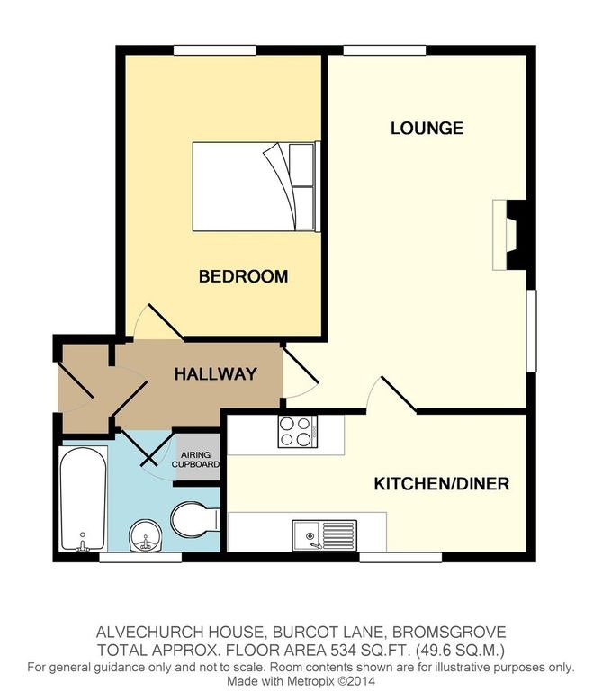 Bromsgrove 1 Bed Flat, Alvechurch House, B60 To Rent Now for £550.