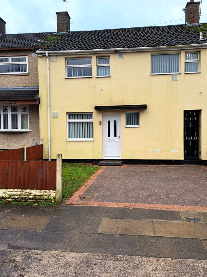 Liverpool 3 Bed Terraced House, Mintor Road, L33 To Rent Now for £