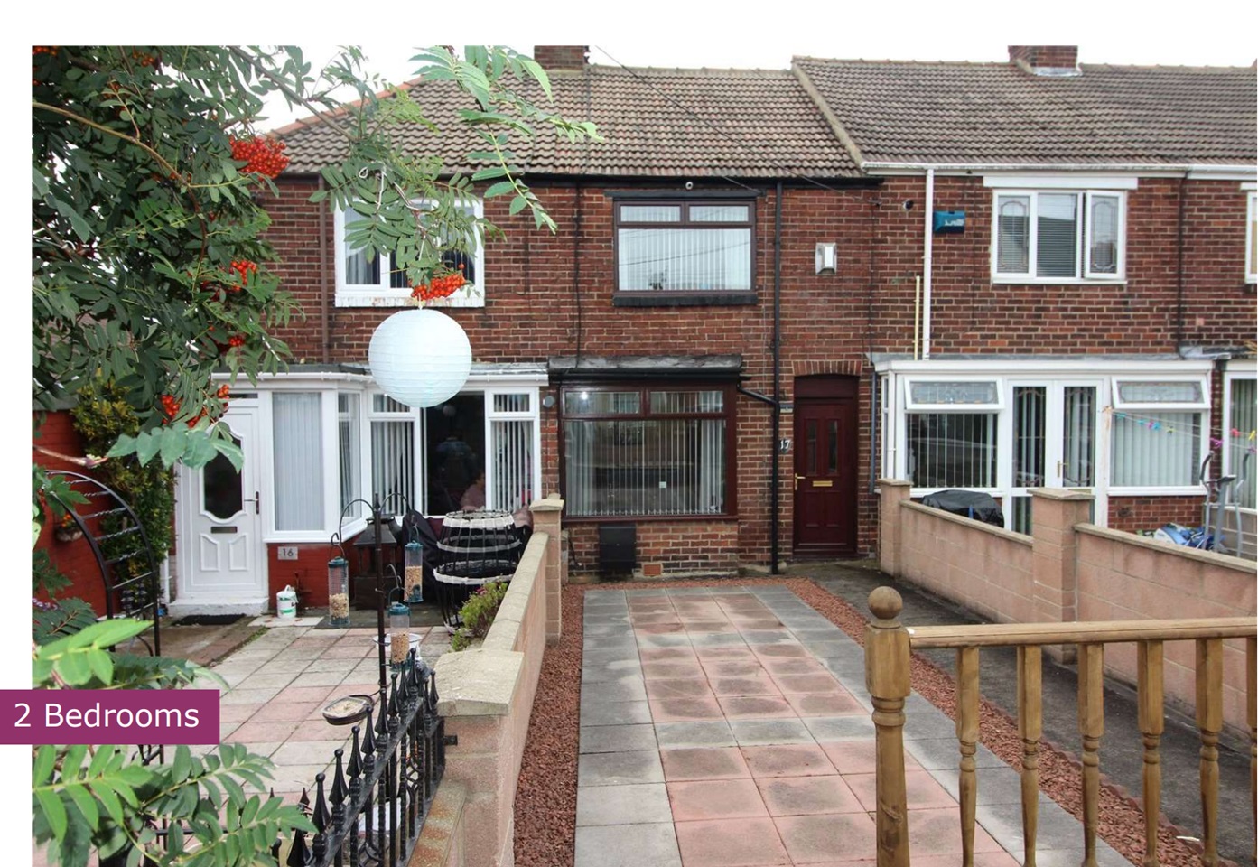 Peterlee 2 Bed Terraced House, Hudson Avenue, SR8 To Rent Now for £