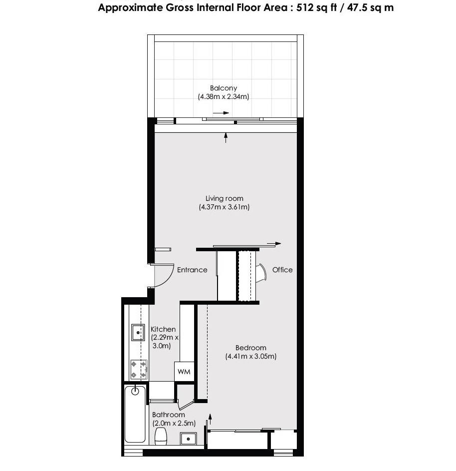 London 1 Bed Flat, Rowley Way, NW8 To Rent Now for £1,800.00 p/m