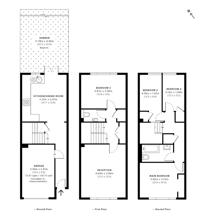 London 4 Bed Terraced House, Ravensdale Gardens, SE19 To Rent Now