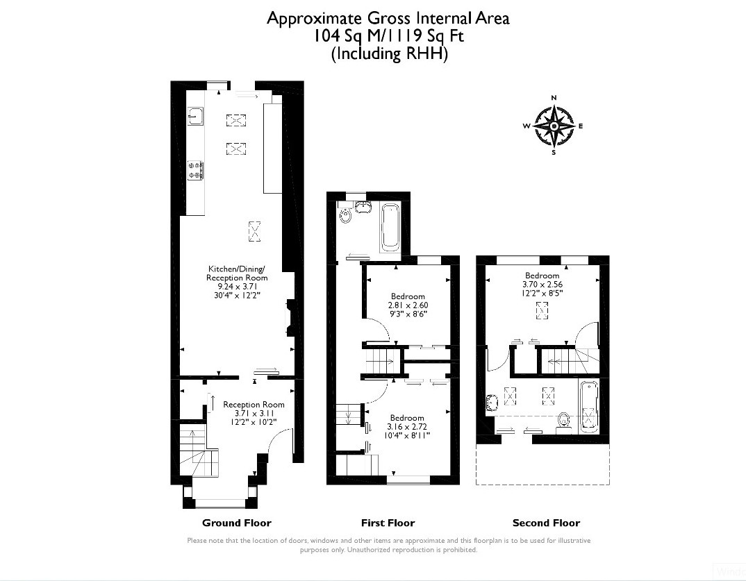 Teddington 3 Bed Terraced House, Stanley Gardens Road, TW11 To Rent