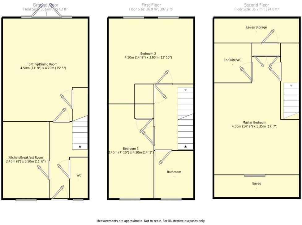 Maidstone 3 Bed Terraced House, Queen Elizabeth Square, ME15 To