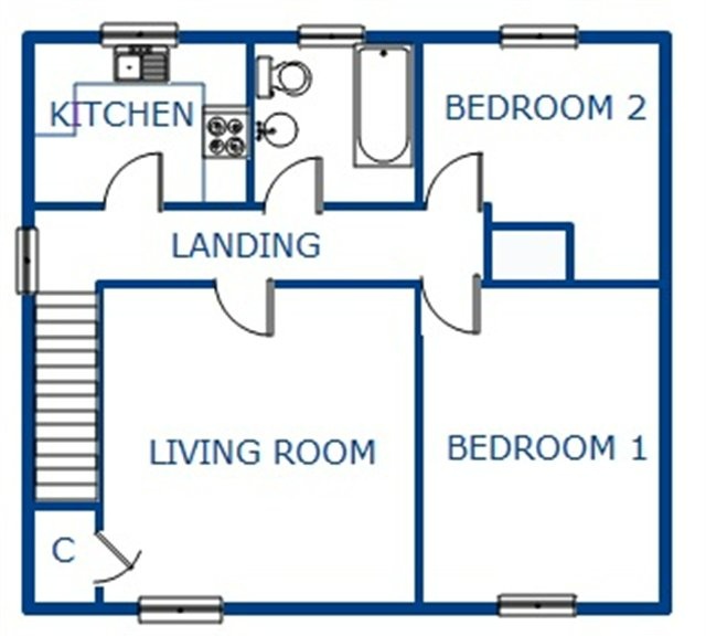 Cramlington 2 Bed Flat, Portland Gardens, NE23 To Rent Now for £600