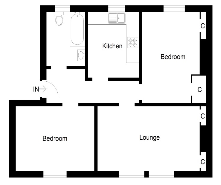 Dundee 2 Bed Flat, Strathmartine Road, DD3 To Rent Now for £850.00 p/m