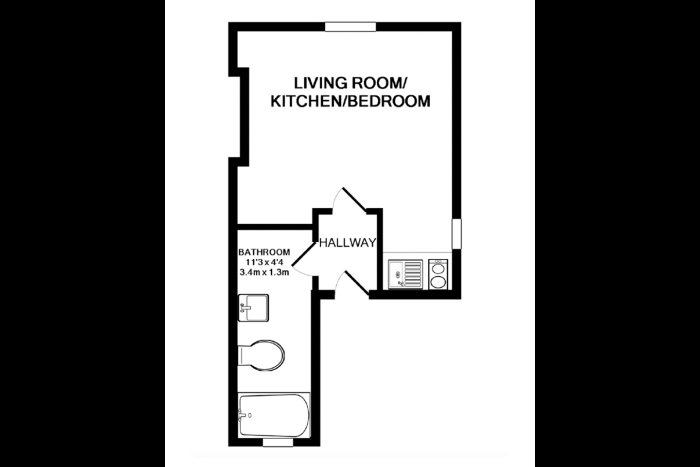 London Studio Flat, Buckley Road, NW6 To Rent Now for £1,200.00 p/m