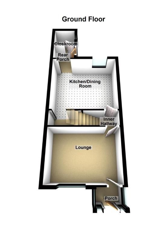 Peterborough 3 Bed Terraced House, Wootton Avenue, PE2 To Rent Now