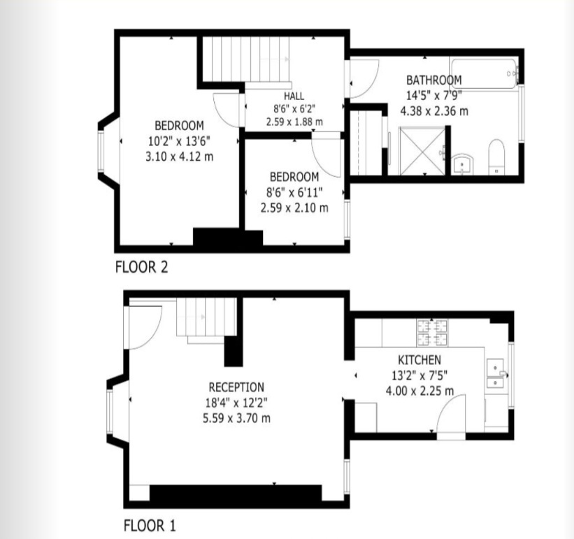Dowlais, Merthyr Tydfil 2 Bed Terraced House, Blaen Dowlais, CF48
