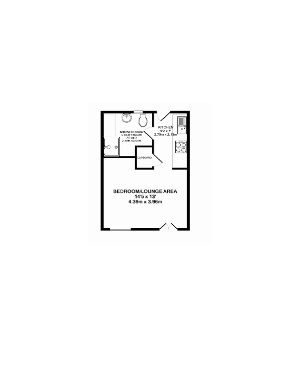 Basingstoke Studio Flat, Englefield Way, RG24 To Rent Now for £875.