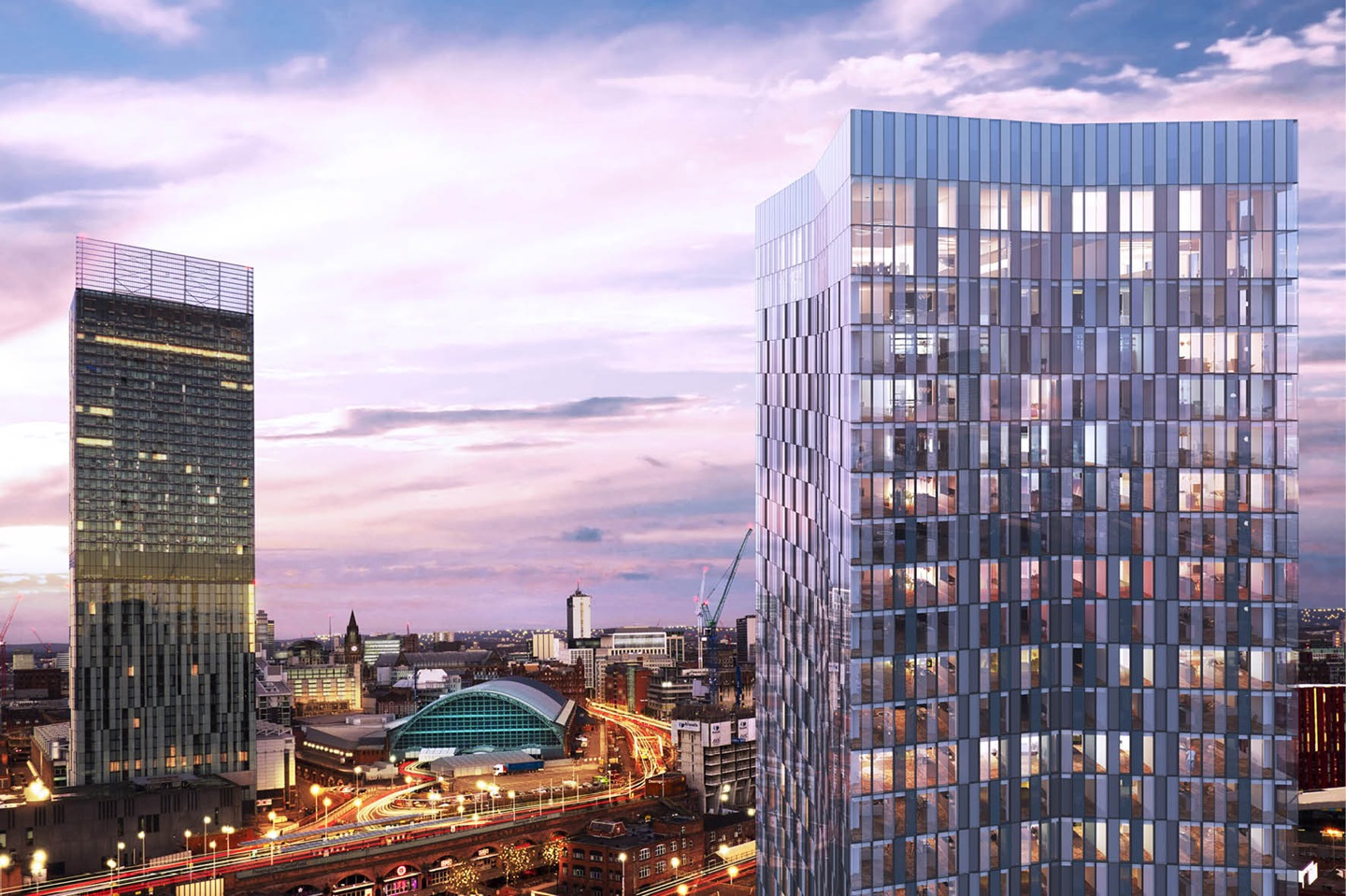 Manchester 2 Bed Flat, East Tower Deansgate Square, M15 To Rent Now for £1,850.00 p/m
