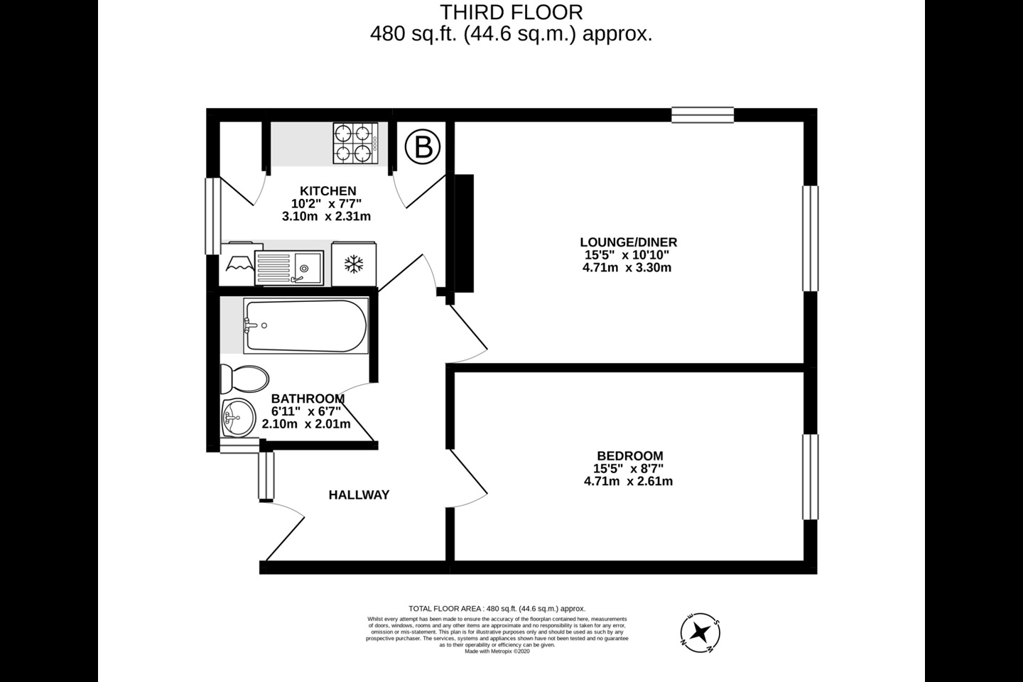 London 1 Bed Flat, Middle Park Avenue, SE9 To Rent Now for £1,250.