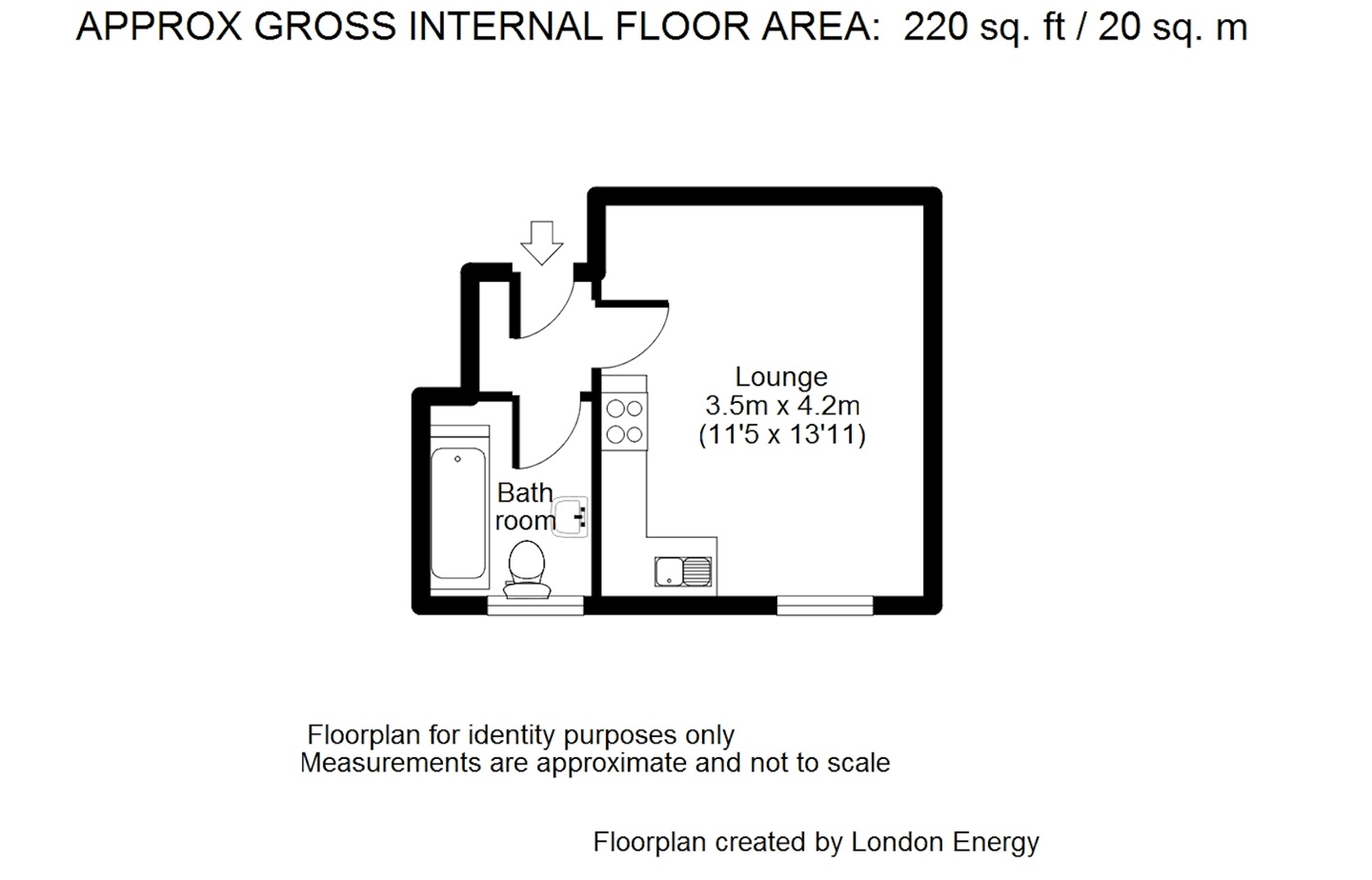 London Studio Flat, Bartholomew Road, NW5 To Rent Now for £1,300.00 p/m