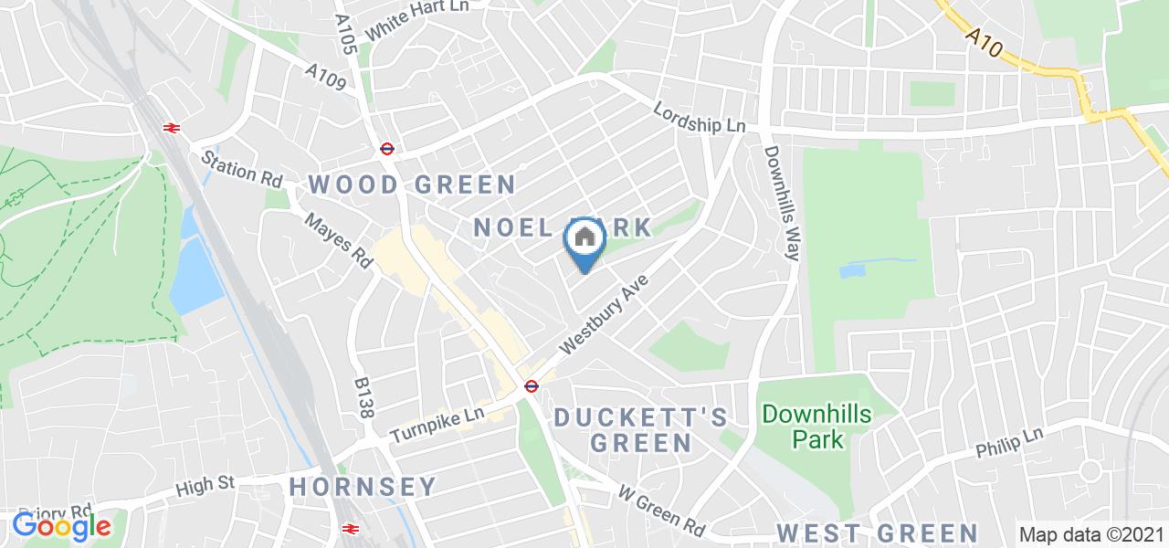 London Room in a Shared Flat, Willingdon Road, N22 To Rent Now for