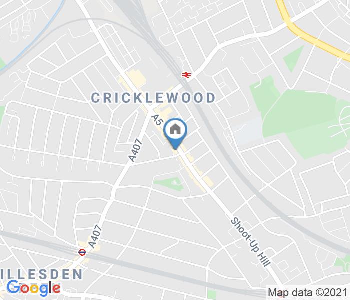 London Studio Flat, Cricklewood Broadway, NW2 To Rent Now for £