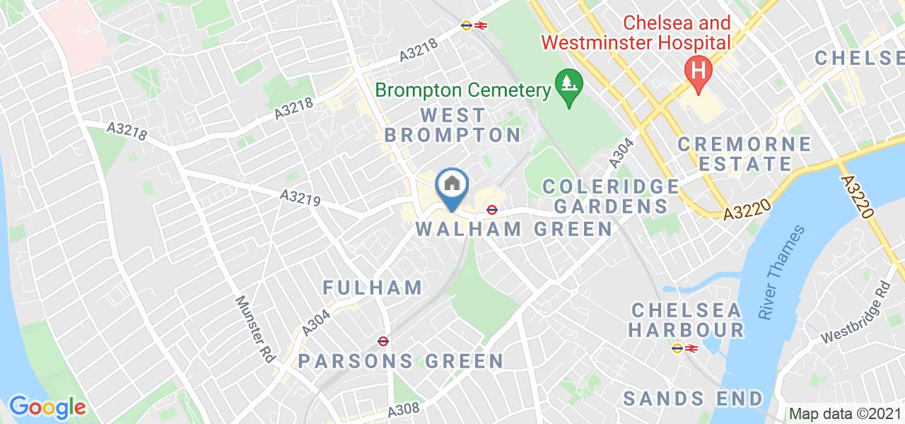 London Studio Flat, Fulham Broadway, SW6 To Rent Now for £975.00 p/m