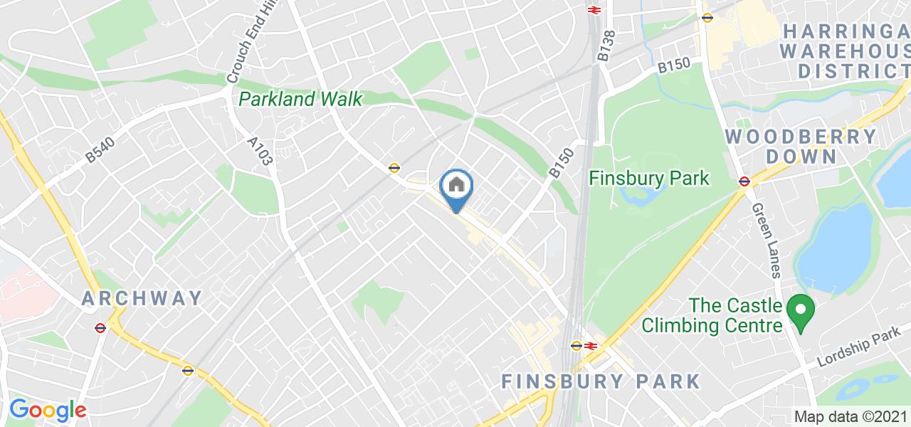 London Studio Flat, Stroud Green Road, N4 To Rent Now for £895.00 p/m