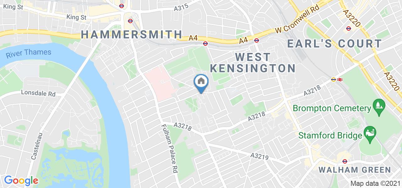 London Studio Flat, Barons Court, W6 To Rent Now for £950.00 p/m