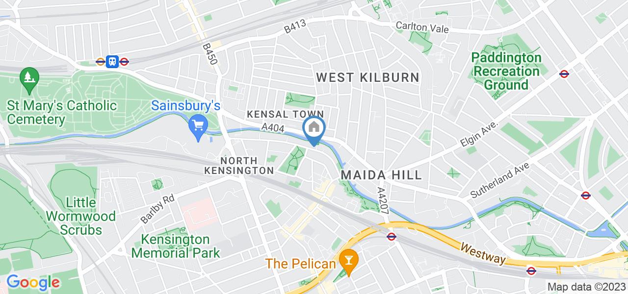 London Studio Flat, Kensal Road, W10 To Rent Now for £900.00 p/m