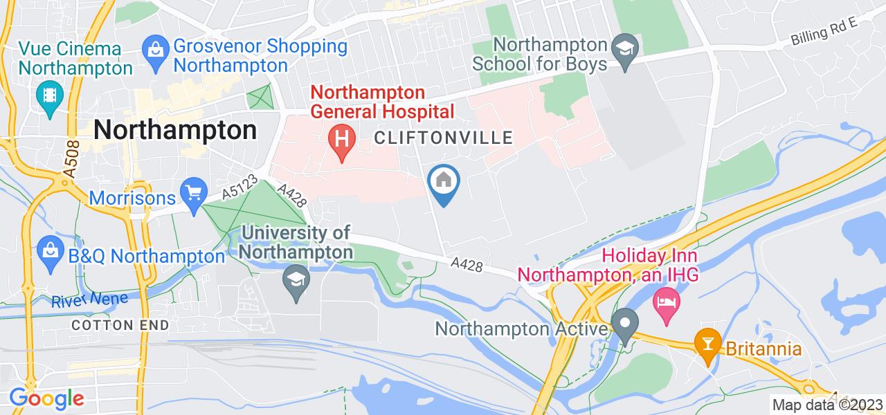 Northampton 2 Bed Flat, Cliftonville Road, NN1 To Rent Now for £