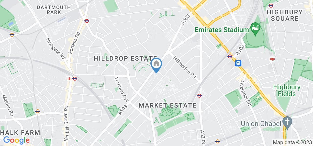 London 2 Bed Flat, Pangbourne House, N7 To Rent Now for £2,200.00 p/m