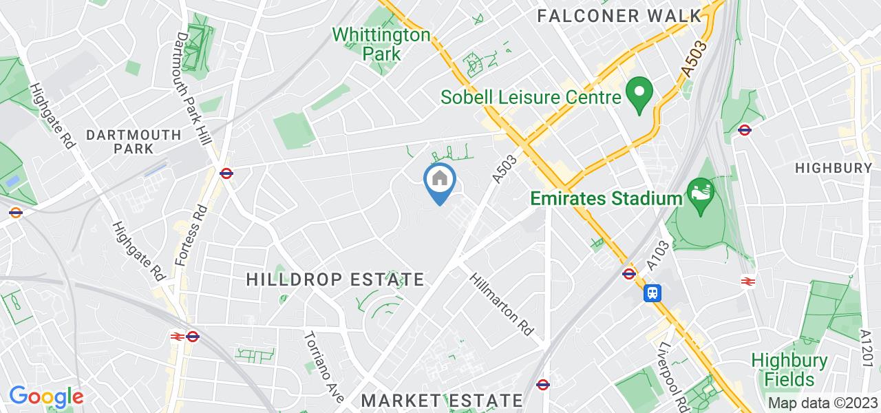 London Studio Flat, Crayford Road, N7 To Rent Now for £1,200.00 p/m