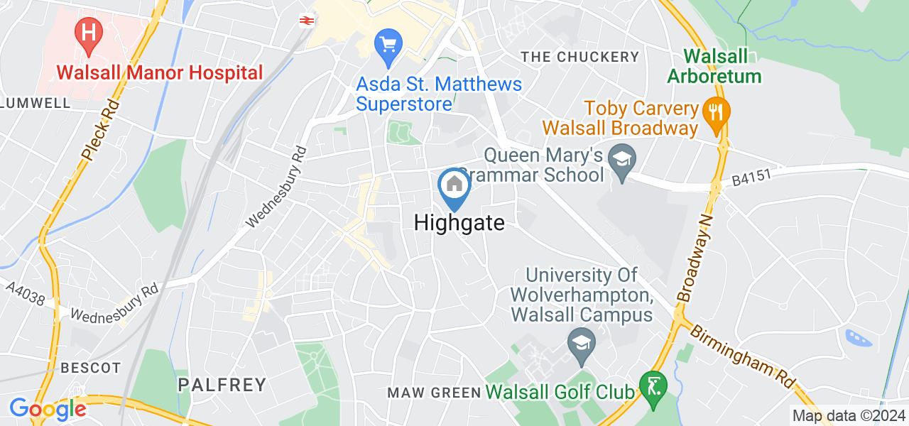 Walsall 4 Bed Terraced House, Drayman Close, WS1 To Rent Now for £