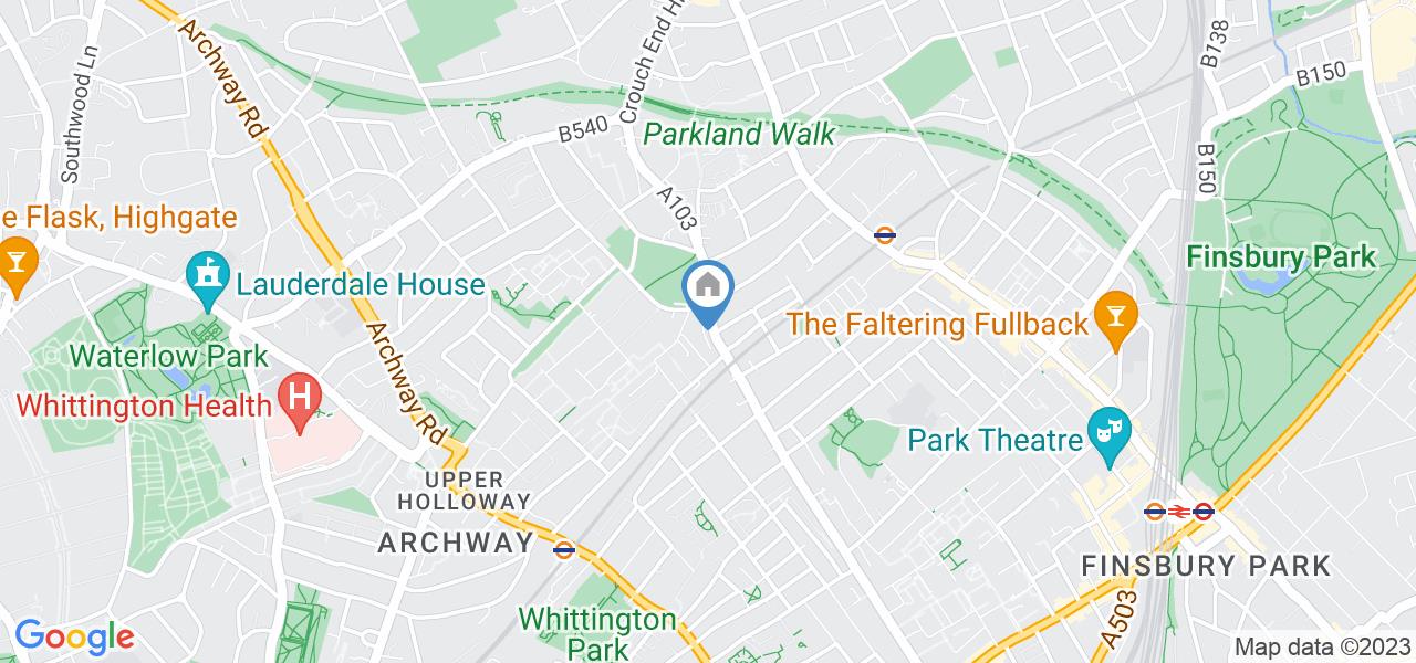 London 1 Bed Flat, Hornsey Road, N19 To Rent Now for £1,450.00 p/m