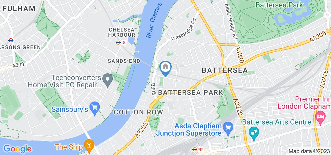 London 1 Bed Flat, Gwynne Road, SW11 To Rent Now for £1,900.00 p/m