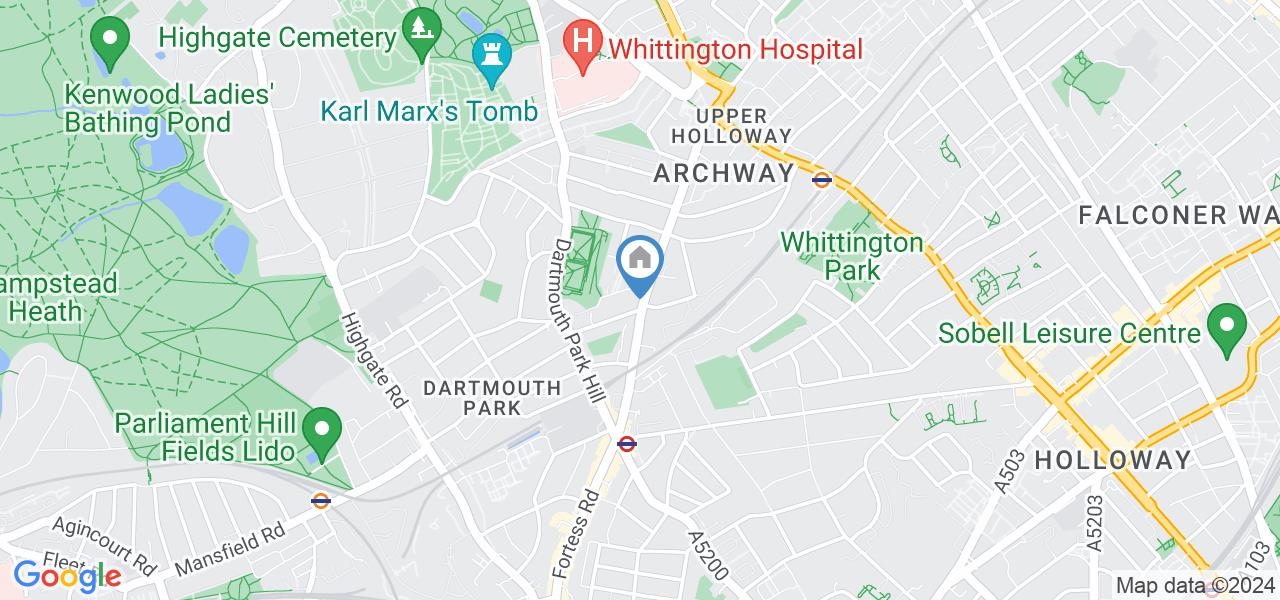 London 2 Bed Flat, Tufnell Park, N19 To Rent Now for £3,247.00 p/m