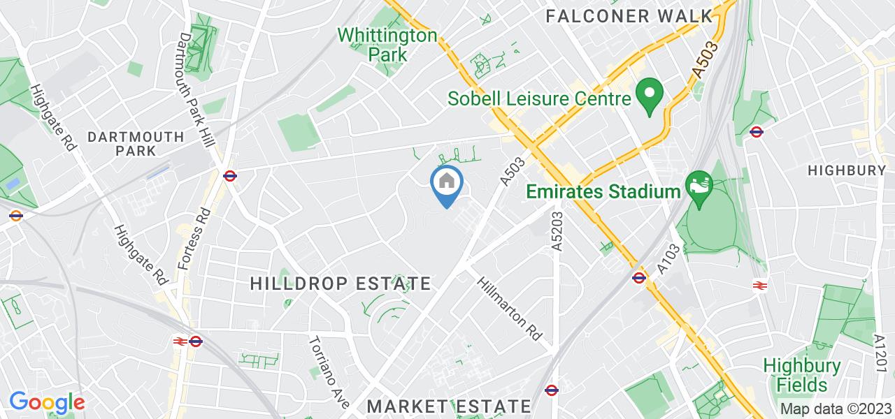 London Studio Flat, Crayford Road, N7 To Rent Now for £995.00 p/m