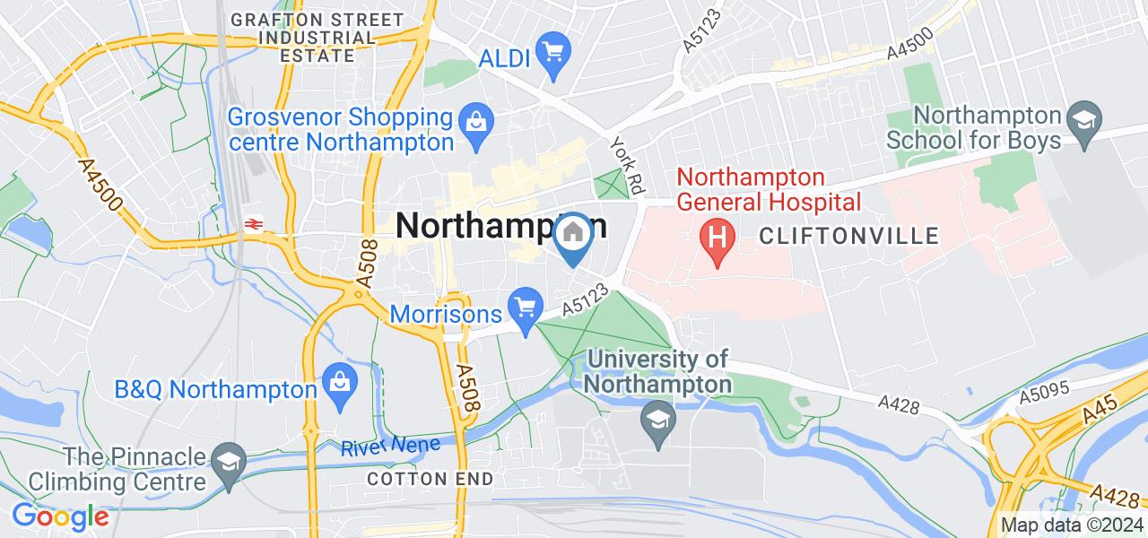 Northampton 2 Bed Flat, Derngate, NN1 To Rent Now for £1,025.00 p/m