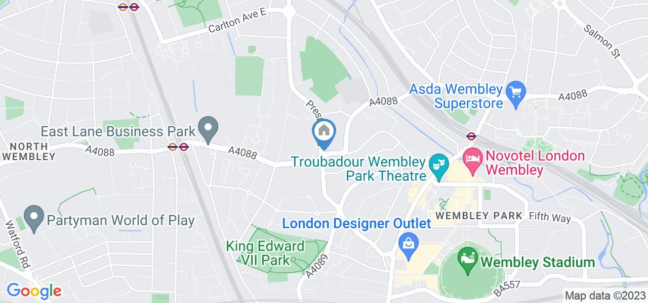 Wembley Studio Flat, Wembley, HA9 To Rent Now for £1,000.00 p/m