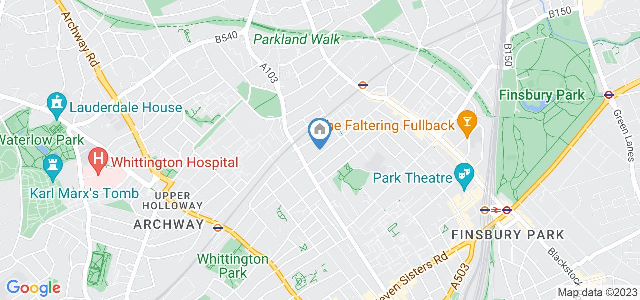 London Islington 2 Bed Flat, Hanley Road, N4 To Rent Now for £1,995