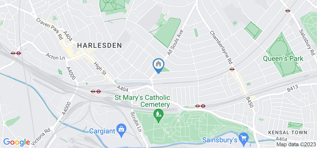 London Studio Flat, Buchanan Gardens, NW10 To Rent Now for £1,300.