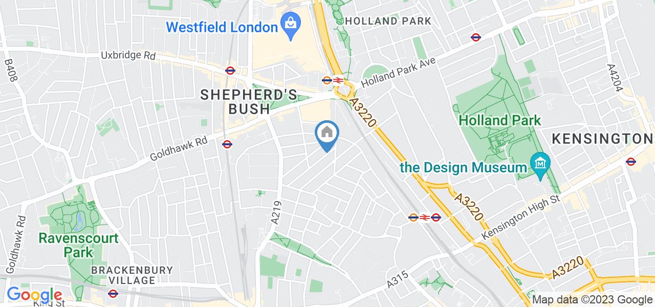 London Studio Flat, Lakeside Road, W14 To Rent Now for £1,450.00 p/m