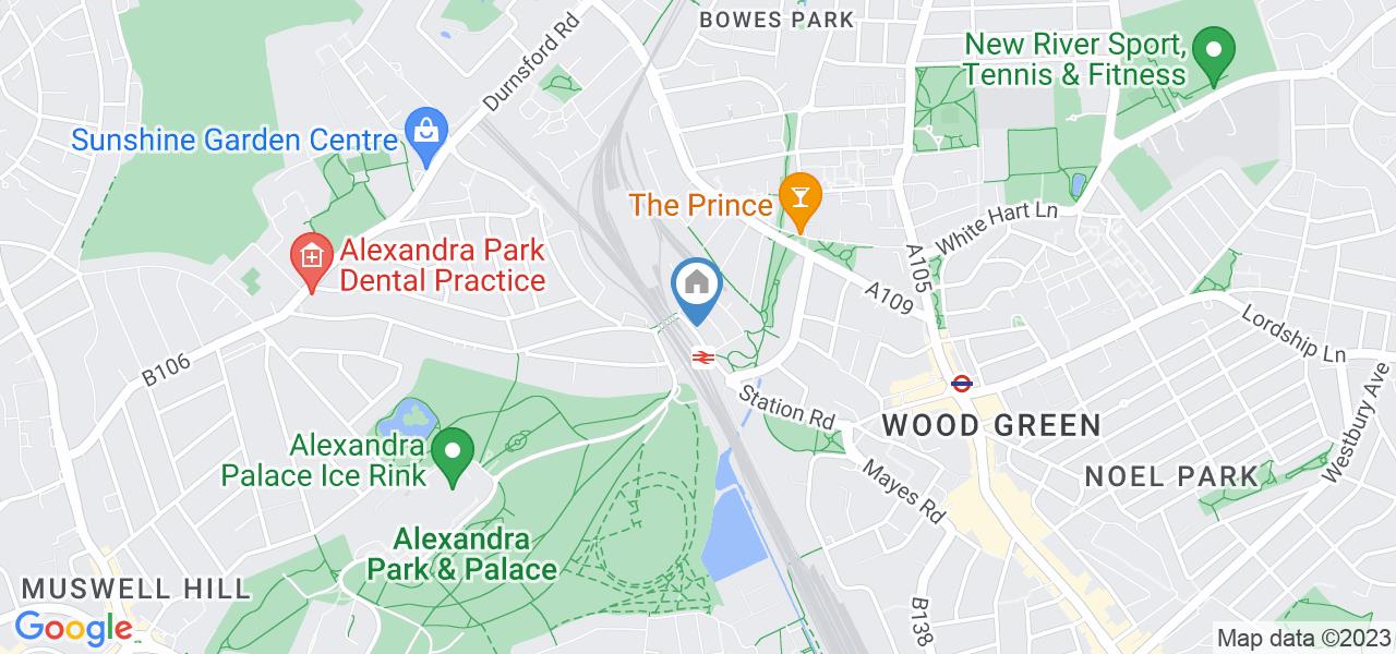 London Studio Flat, Buckingham Road, N22 To Rent Now for £1,800.00 p/m