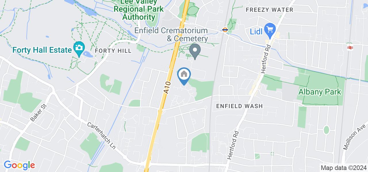 Enfield Studio Flat, Maltby Drive, EN1 To Rent Now for £1,200.00 p/m