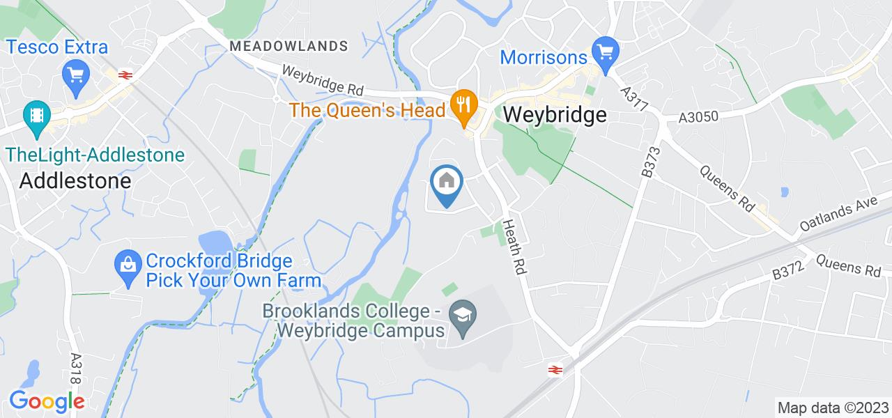 Weybridge Studio Flat, Mayfield Road, KT13 To Rent Now for £750.00 p/m