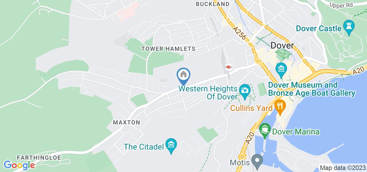 Dover Studio Flat, Folkestone Road, CT17 To Rent Now for £650.00 p/m