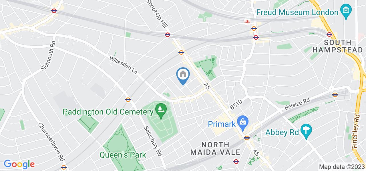 London Studio Flat, Buckley Road, NW6 To Rent Now for £1,200.00 p/m