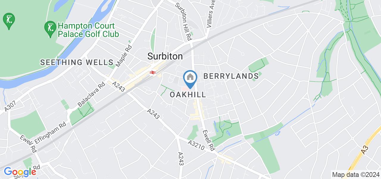 Surrey Studio Flat, Ewell Road, KT6 To Rent Now for £1,100.00 p/m