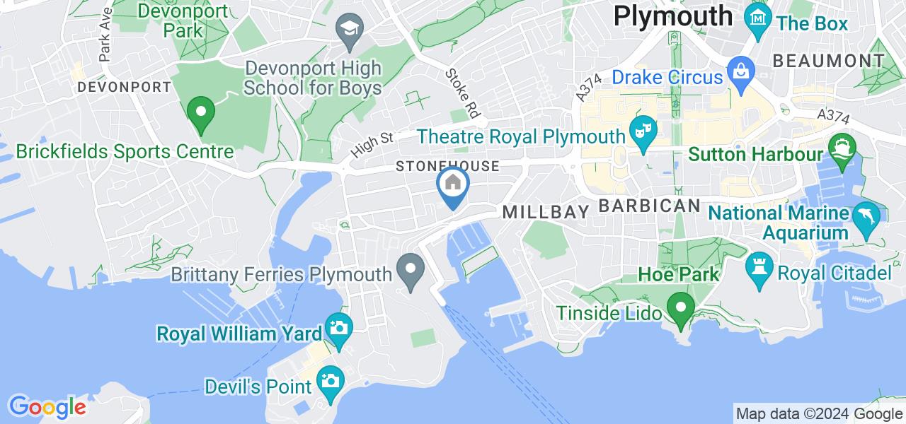 Plymouth 1 Bed Flat, Millbay, PL1 To Rent Now for £850.00 p/m