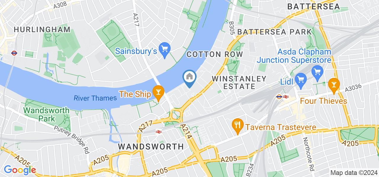 London 1 Bed Flat, Ensign House, SW18 To Rent Now for £1,975.00 p/m