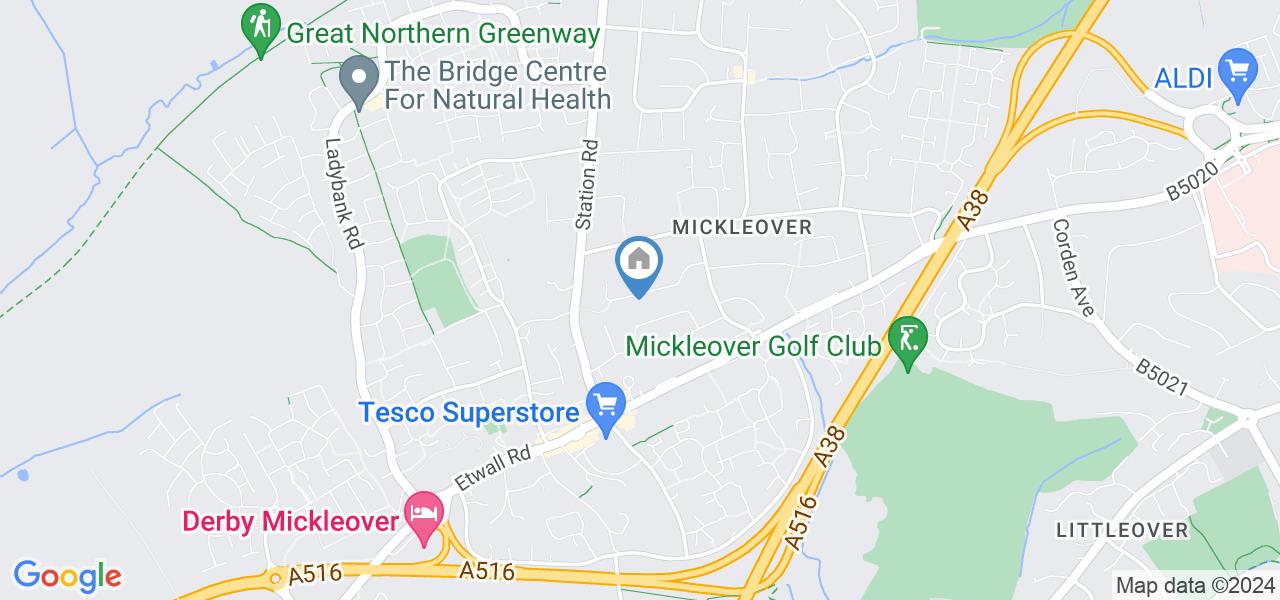 Mickleover, Derby 2 Bed Bungalow, Portland Close, DE3 To Rent Now