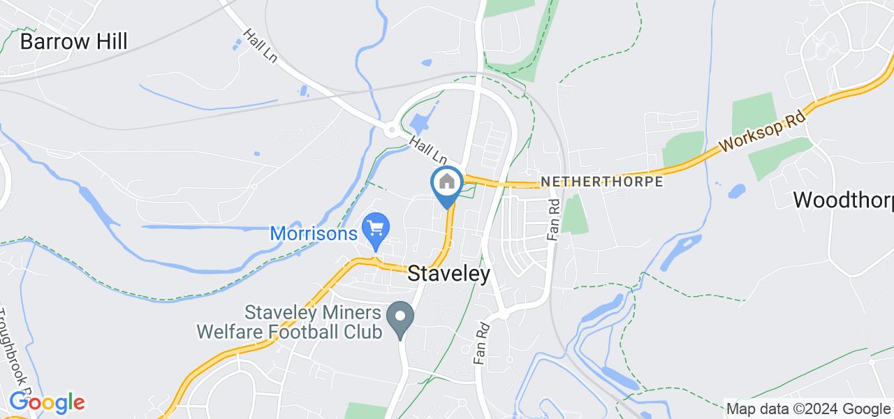 Staveley, Chesterfield 3 Bed Terraced House, Duke Street, S43 To Rent Now for £800.00 p/m