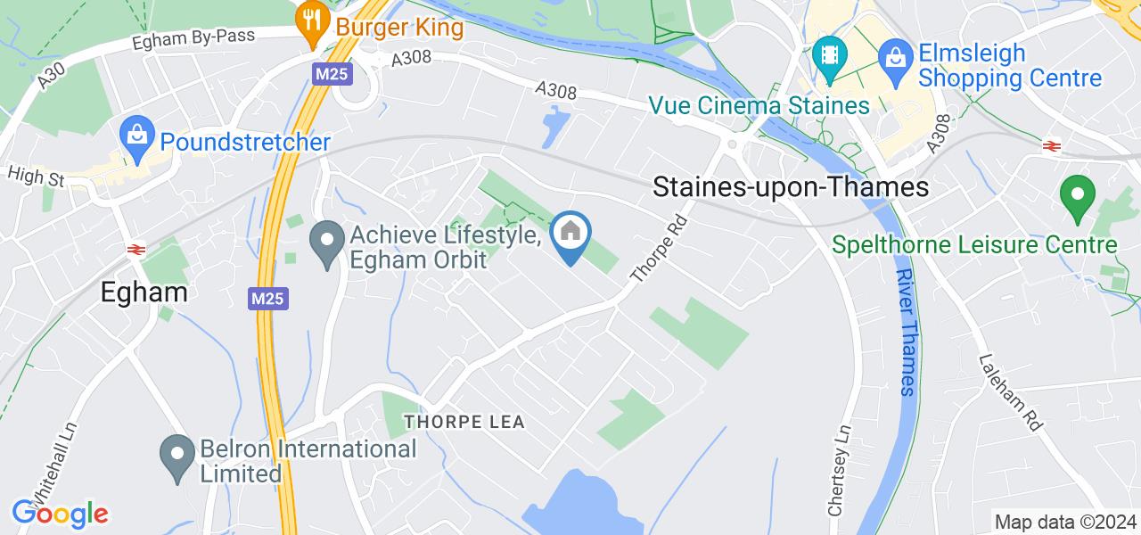 Egham Studio Flat, Hythe Park Road, TW20 To Rent Now for £1,150.00 p/m