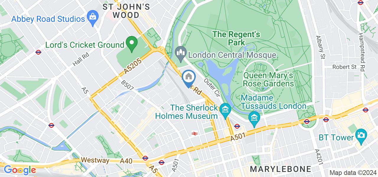 London Room in a Shared Flat, Hanover Gate Mansions, NW1 To Rent