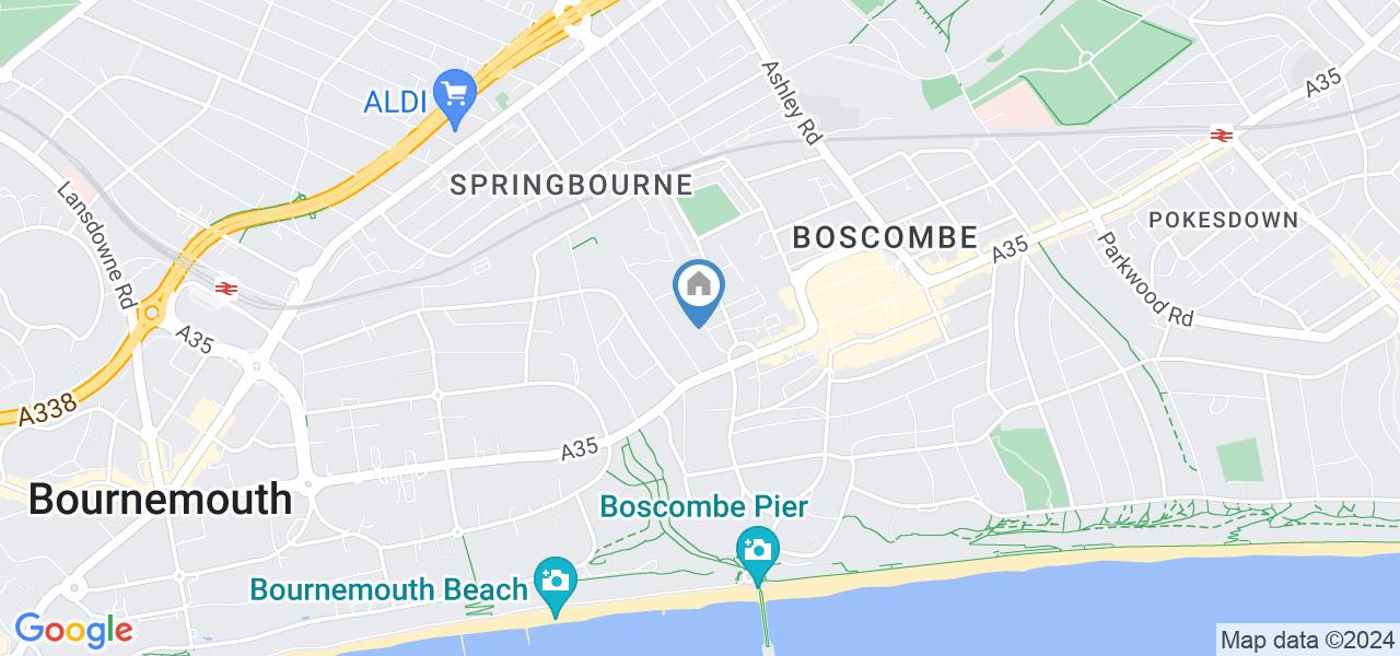 Bournemouth Studio Flat, Aylesbury Road, BH1 To Rent Now for £570.49 p/m